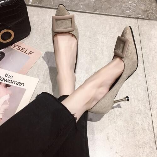 2020 high heels office Female fashion ladies shoes comfortable design Spring Women high heel pump shoes for women simple U14-92
