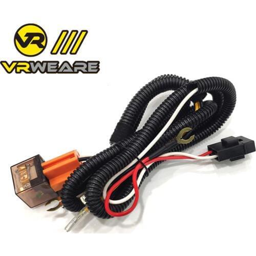 Universal 12V Horn cable Relay For Grille Mount Blast Tone Horns motorcycle horn wire Wiring Harness Kit Car Truck Relay Fuse