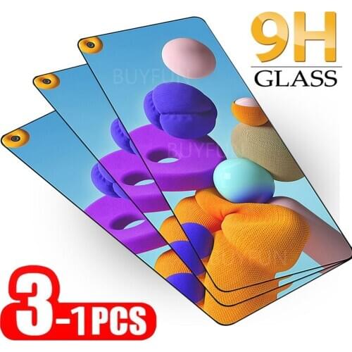 1-3PCS full cover glass For Samsung Galaxy A21s A 21S 21 S M-A217F Protective Glass for Galaxy A21s a21 s s a 21 sSM-A217F/DS