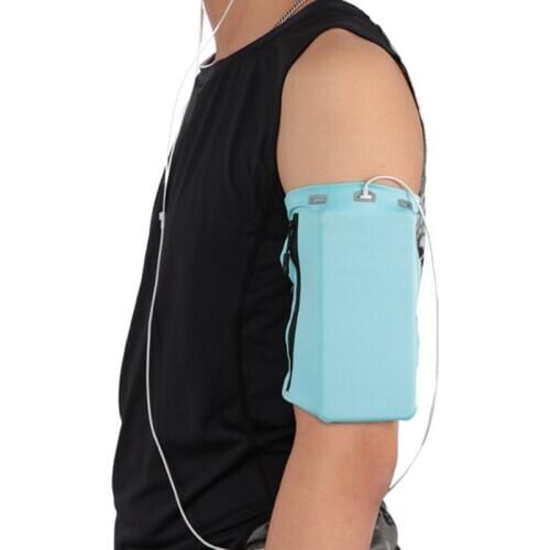 Women Men Reflective Armband Sports Running Gym Workout Holder Phone Elastic Pouch Fitness Exercise Cell Phone Bag Anti Slip