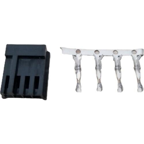 10 Set/lot Small 4Pin Floppy Power Small Black Plastic Shell and Floppy Connector Plastic Shell with Terminals