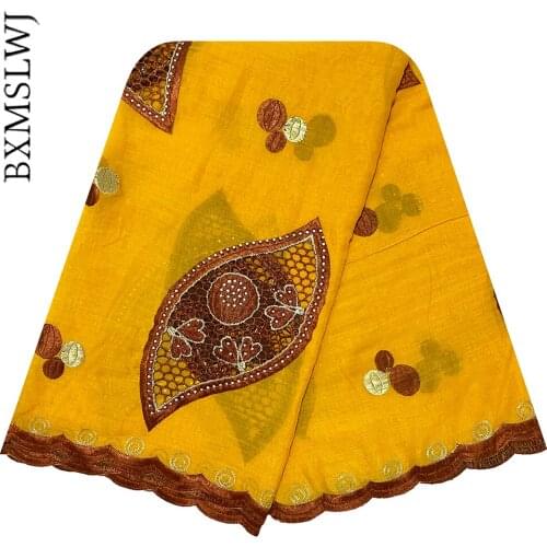 2021 African Women Fashion Scarf Hijab Muslim Dubai Cotton Pashmina For Pray Embroidery Islam Turban Big Size Shawls BX-059