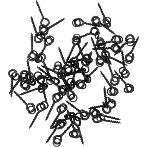 50 Pieces Carp Fishing Boilies Screw With Solid Ring Bait Tool Chod Rigs Carp