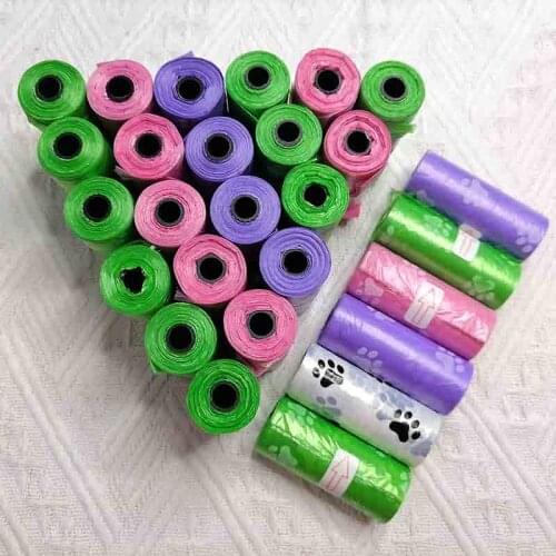 6Roll Pet Dog Poop Bags Dispenser Collector Scoop Holder Puppy Cat Pooper Scooper Bag Outdoor Clean Pets Supplies