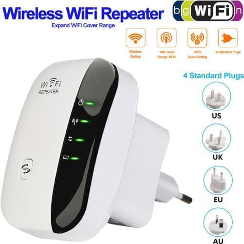 Wireless WiFi Repeater Extender 300Mbps Wi-Fi Amplifier 802.11N/B/G Booster Repetidor Wi fi Reapeter Access Point US/UK/EU/AU