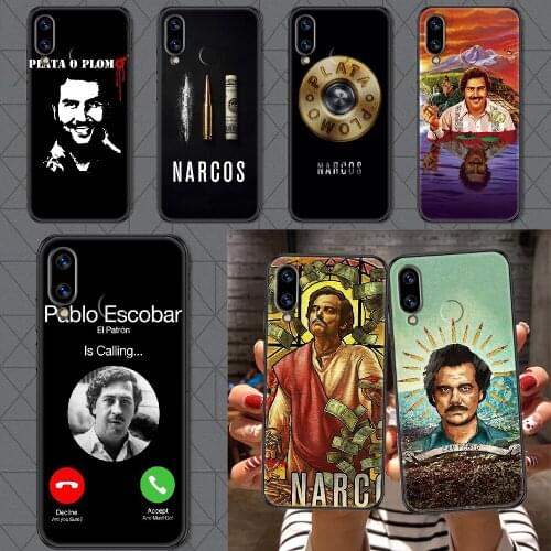 Narcos Pablo Escobar TV Phone case For Huawei Honor 6 7 8 9 10 10i 20 A C X Lite Pro Play black soft prime trend waterproof
