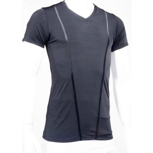 Black Ballroom Dance Tops For Men Latin Practice Wear Stage Costume Salsa Dance Blouse Samba Outfits Tap Dance Wear JL2164