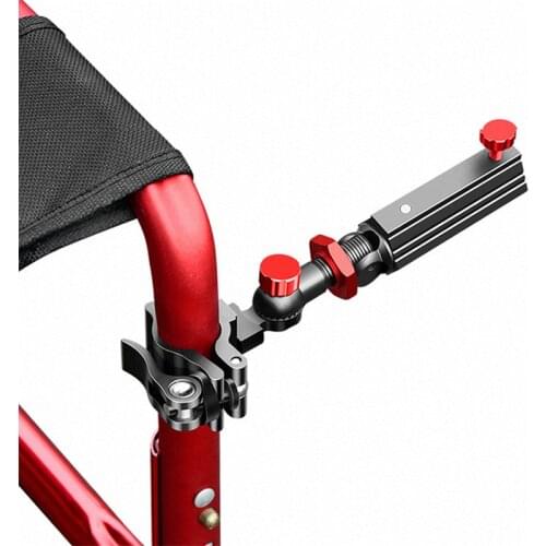 Fishing Rod Holder Aluminum Magnesium Alloy Universal 360Adjustable Snap Fixed Fish Chair Rod Rack Fishing Accessories