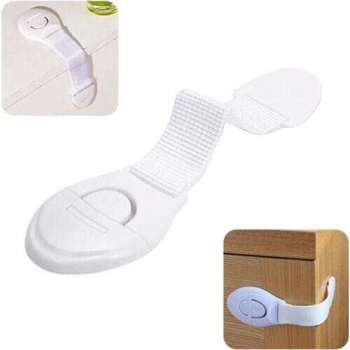Hot Sale 1Pcs Creative Baby Safety Lock Plastic Drawer Door Toilet Cabinet Cupboard Safety Locks Baby Protection Child Newborns