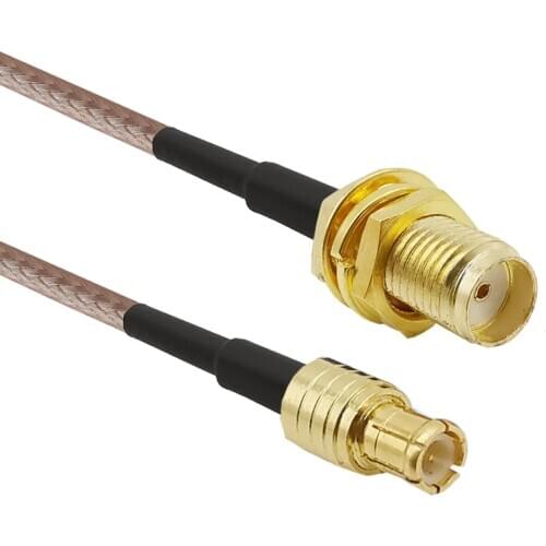 1Pcs MCX Male to SMA Female RG316 Cable RF Coaxial Coax Assembly Cables SMA Jack to MCX Plug Wire Connector RG316 Cable