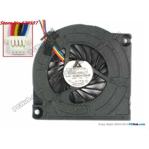 Laptop CPU cooling fan cooler for TOSHIBA U200 U205 Tecra M6 GDM610000377 KDB04105HB -7J75 GDM610000312 UDQFC60E1DT0