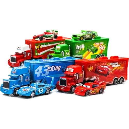 Disney Pixar Cars 3 toys Lightning McQueen 1:55 Diecast Jackson Storm Mater Metal Alloy Model Childrens Birthday Gift Boy Toys