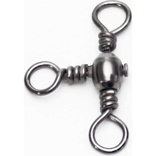 Fishing Gear Set Connector Fishing Swivels Interlock Pin Snap Rolling Fishhook Lure Fishing Hook Accessories