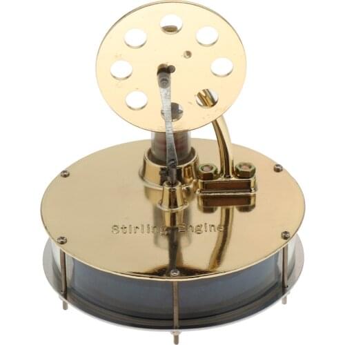 Heat Steam Low Temperature Stirling Engine Science Educational Presents Gifts