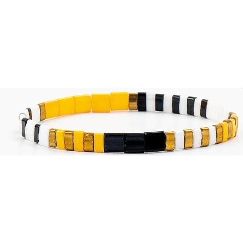 Luokey New Miyuki Tila Bracelets Women Vintage Stretch Wedding Boho Bead Bracelets & Bangles Fashion Bohemian Beads Jewelry 2021