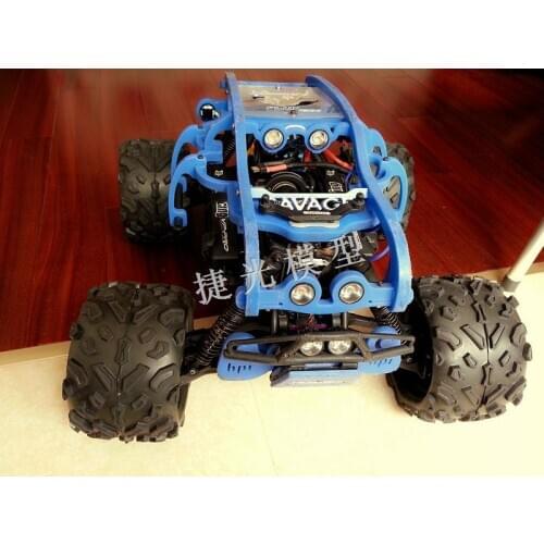 FRONT/RAIL/ROOF LED LIGHTS LAMP FOR HPI Savage HP Flux F XL 4.6 5.9 ROLL CAGE TRUCK