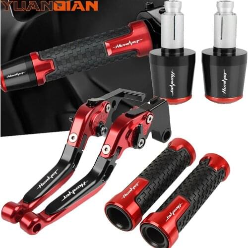For HONDA hoRnet250 2001 Motorcycle CNC Adjustable Brake Clutch Levers 7/8" 22MM Handlebar Handle bar grip end plug hoRnet 250