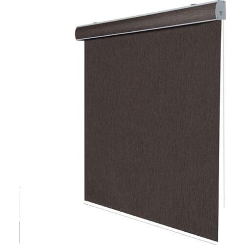 Luxury Sunscreen Roller Blinds Solar Shades (Cassette) Dustproof Cover Easy Install Window Curtains Customize Manual Or Electric