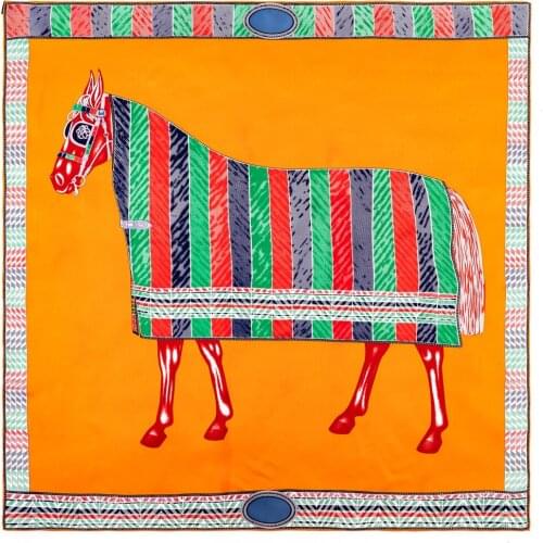 Handmade Crimping Silk Scarf Women Twill 100% Silk Satin Square Scarf Hijab Scarf Shawl Handkerchiefs For Hair Women 90CM