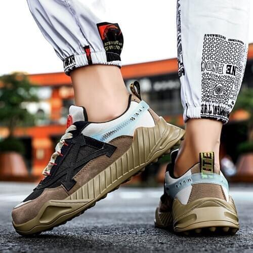 New mesh style sports shoes, non-slip, durable, shockproof, thick-soled, young peoples favorite, middle-aged peoples heart