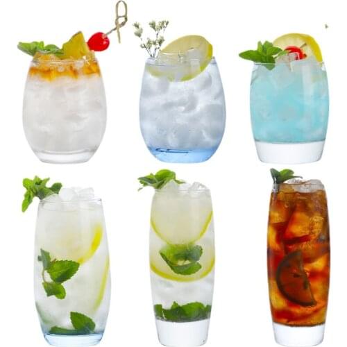 Lead Free Crystal Highball Glass Barware Collins Tumbler Drinking Glasses For Water, Juice, Beer, And Cocktail
