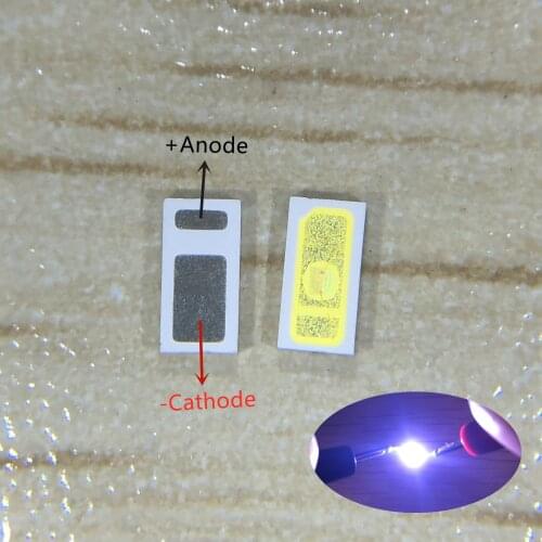 AOT 50pcs LED Backlight 0.5W 3V 6V 4020 Or 4014 Cool white LCD Backlight for TV TV Application 4020C-W3C4 EVERLIGHT 50-715TUN3C