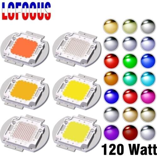 High Power 120W LED Chip COB Diode Natural Cool Warm White Yellow RGB Red Green Blue Full Spectrum For DIY 120 W Watt Floodlight