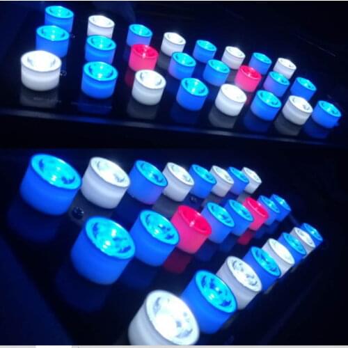CLIP-ON LED Aquarium lighting coral light plant growth bulb DIY handmade lamp Vertical lighting Customize color
