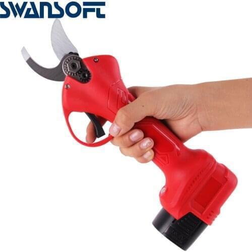 SWANSOFT 16.8V battery powered pruner Garden Cordless Branch Cutter Electric Pruning Shears Tree Pruner