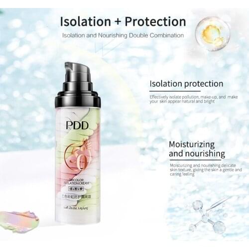 Three-color Isolation Cream High Moisturizing Dry Skin Makeup Primer Concealer Base Refreshing Oil Control TSLM1