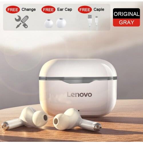 Youpin Lenovo LP1/LP1S Bluetooth Earphone HD Stereo Noise Cancelling Wireless Headset IPX4 Sweatproof Sports TWS Earbuds HiFi