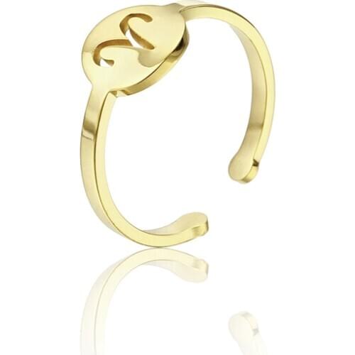 RIR Twelve Constellations Aries Rings Celestial Constellation Astrology Zodiac Jewelry Ring March April Birthday Gifts