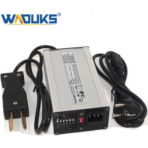 36V 5A Charger 36V Lead acid Battery Charger 41.4V Smart Charger With Cooling fan Auto-Stop Aluminum shell Plug 1016433-01
