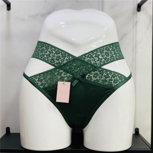 Women Lace Panties Ladies Cross Strap Flower Sexy Lace Lingerie Low Waist Female Briefs Thongs G-string Lingerie Sexy Underwear
