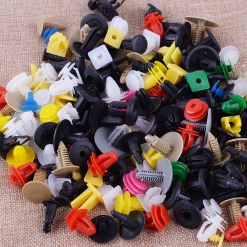 1000Pcs Auto Car Universal Mixed Panel Door Bumper Fenders Retainer Fastener Rivet Push Pin Clip 0.8-4cm For Ford VW AUDI
