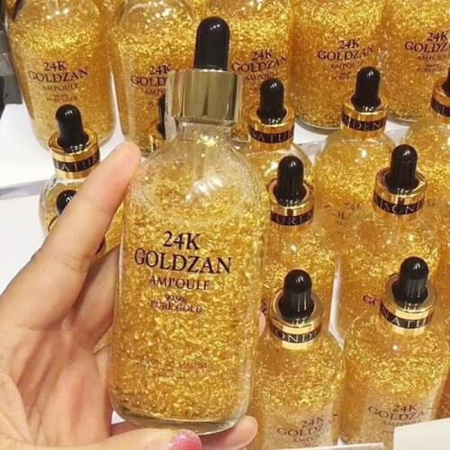Newest 30ML 24K Gold Serum Anti Wrinkle Aging Face Collagen Moisturizing Hyaluronic Acid Nicotinamide Liquid Moisturizing Care