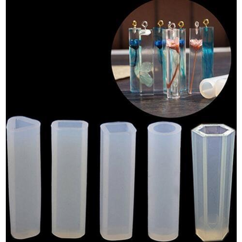 5PCS/set DIY Liquid Silicone Resin Molds for Making Jewelry Necklace Pendant Charm Mold Tools Accessories