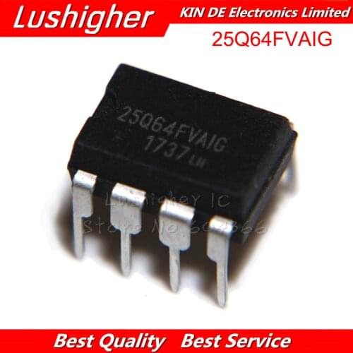 5PCS W25Q64FVAIG W25Q64 DIPP-8 25Q64 DIP New Original