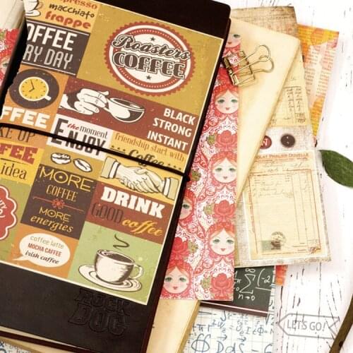 8 sheets DIY 10 style choose 16.5*16.5cm Retro flower theme craft paper as scrapbooking creative paper DIY handmade gift use