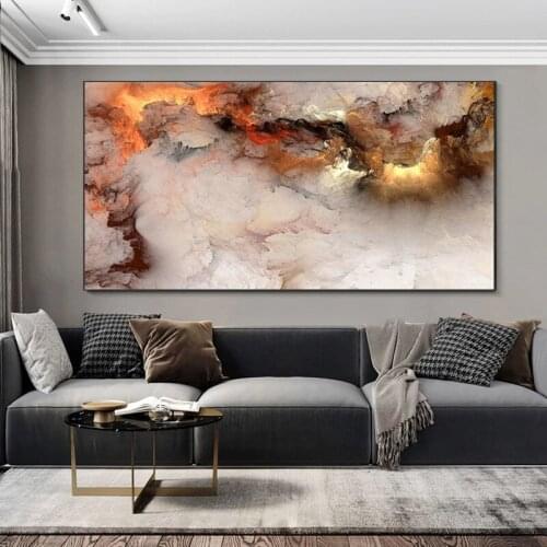 Abstract Cloud Landscape Canvas Painting Modern Style Wall Art Pictures Posters and Prints for Living Room Home Decoration