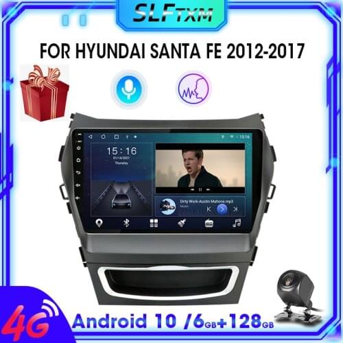 Develuck 2 din Android car Radio multimedia Player For Hyundai Santa Fe 3 Grand IX45 2012-2017 Auto stereo DVD GPS Navigation FM