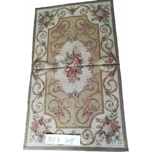 Free shipping 3'X5' Handmade wool needlepoint rugs 100% New Zealand wool hand stitched cross stitched rugs carpets
