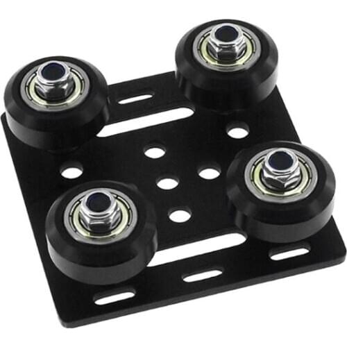 3D Printer Part 2020 Openbuilds V-Slot Gantry Plate Set 20mm Special Slide Plate for Aluminum Profiles V-slot Mini Five Roulette