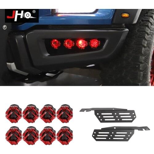 JHO Demon Eye LED Front Fog Lamp DRL Daytime Running Light For Ford F150 RAPTOR 2017-2020 2019 2018 Car Accessories
