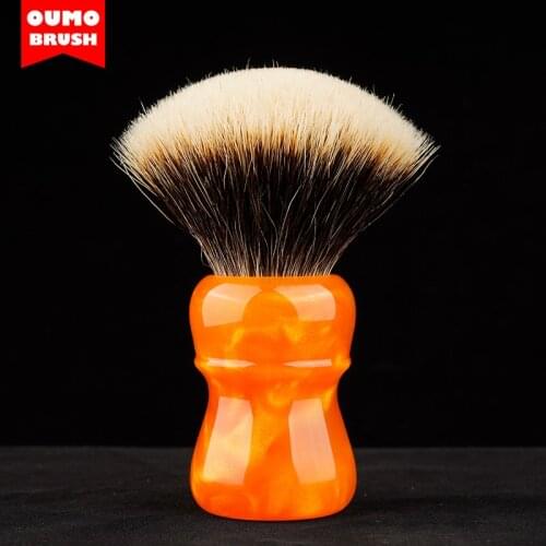 OUMO BRUSH- COMPASS shaving brush with badger hair knot