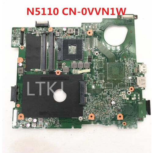 High quality for N5110 Laptop Motherboard VVN1W 0VVN1W CN-0VVN1W DDR3 100% full Tested