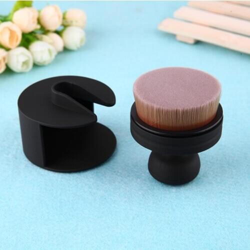 Matt Makeup Brush O-Shape Signet-Shape Portable Make up Brushes Foundation Powder Blush Brush Beauty Tool