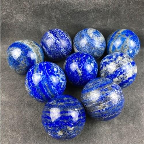 Natural Lapis Lazuli Crystal Ball Sphere 40-50mm Decoration Feng Shui Transhipped Hypnosis Healing Wholesale+Stand 1