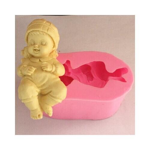 Food Grade Silica Gel Mould 3d Sugar craft cake decorating fondant chocolate mold Handmade Baby Soap Making Silicone Soap Molds