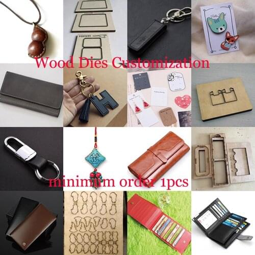 Custom Wood Die-cut Wooden Cutting Blades Molds Cuts Tools